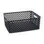 Voir la diapositive 2 : FIVE Lot de 4 Paniers de Rangement  Folk  36cm Anthracite