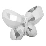 Paris Prix Vase Design en Résine  Butterfly  22cm Argent