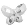 Voir la diapositive 1 : Paris Prix Vase Design en Résine  Butterfly  22cm Argent