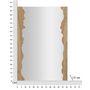 Voir la diapositive 6 : Paris Prix Miroir Mural Déco  Shape  90cm Naturel
