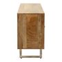 Voir la diapositive 5 : Paris Prix Buffet en Bois 4 Portes  Weaving  170cm Naturel