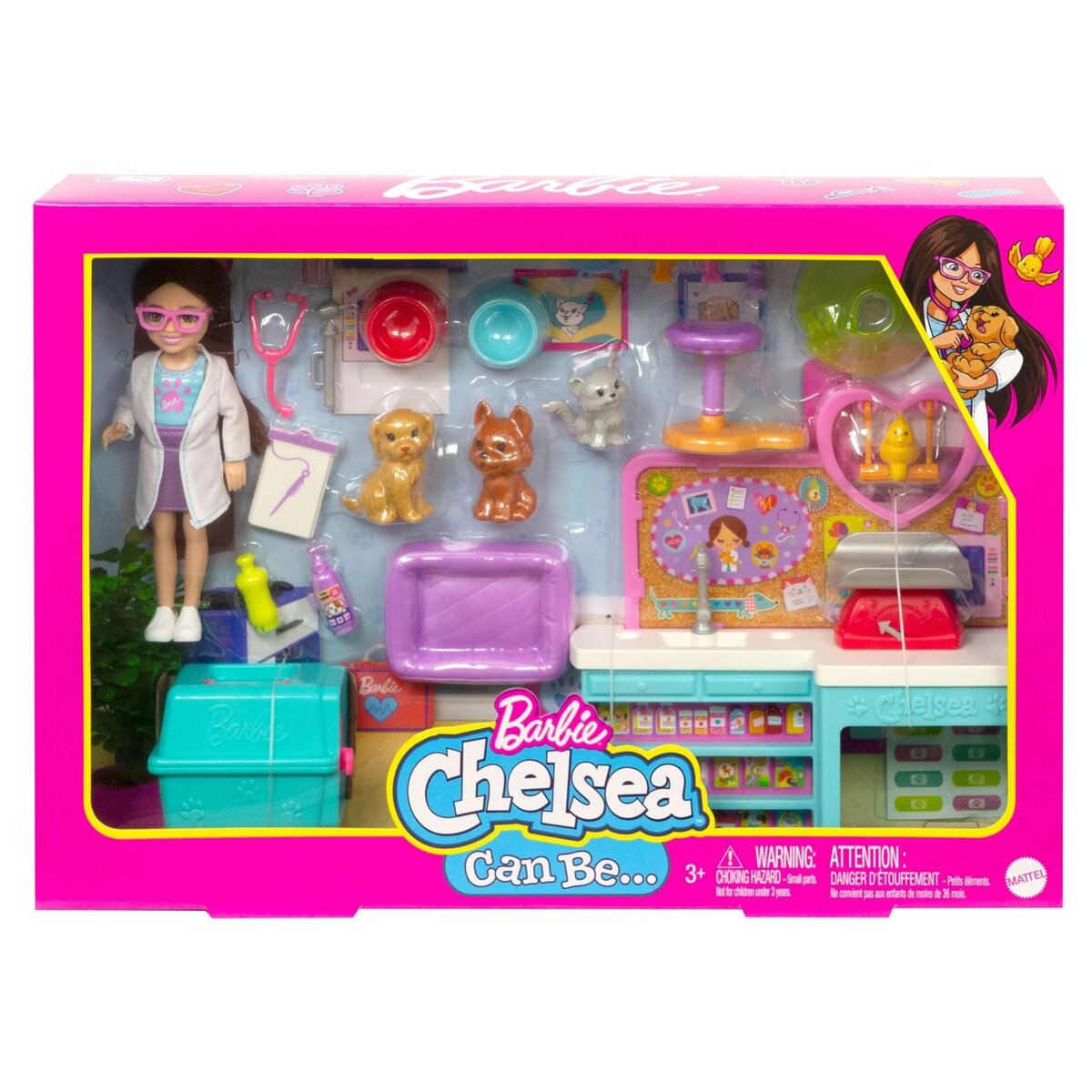 BARBIE Clinique vétérinaire Barbie Chelsea