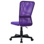 VIDAXL Chaise de bureau Violet 44x52x100 cm Tissu en maille