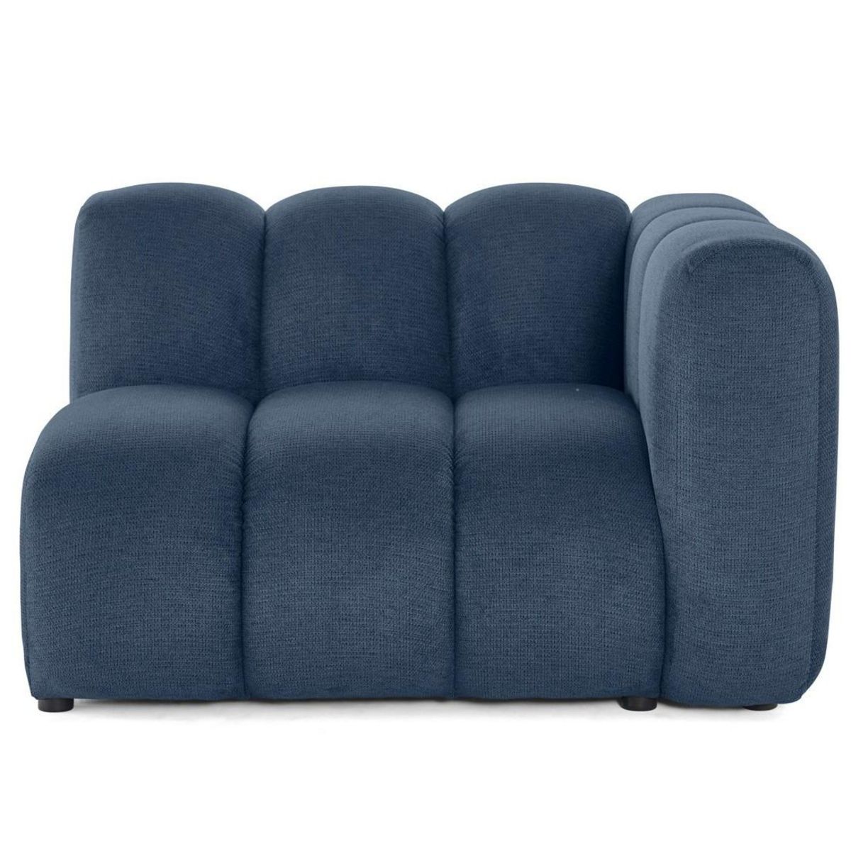 LISA DESIGN Debbie - module d'assise droit en tissu texturé