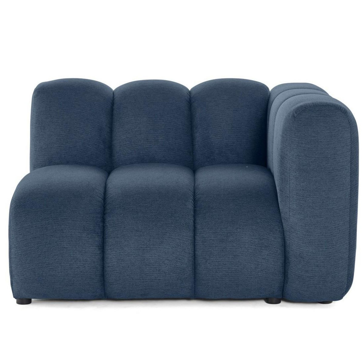 LISA DESIGN Debbie - module d'assise droit en tissu texturé