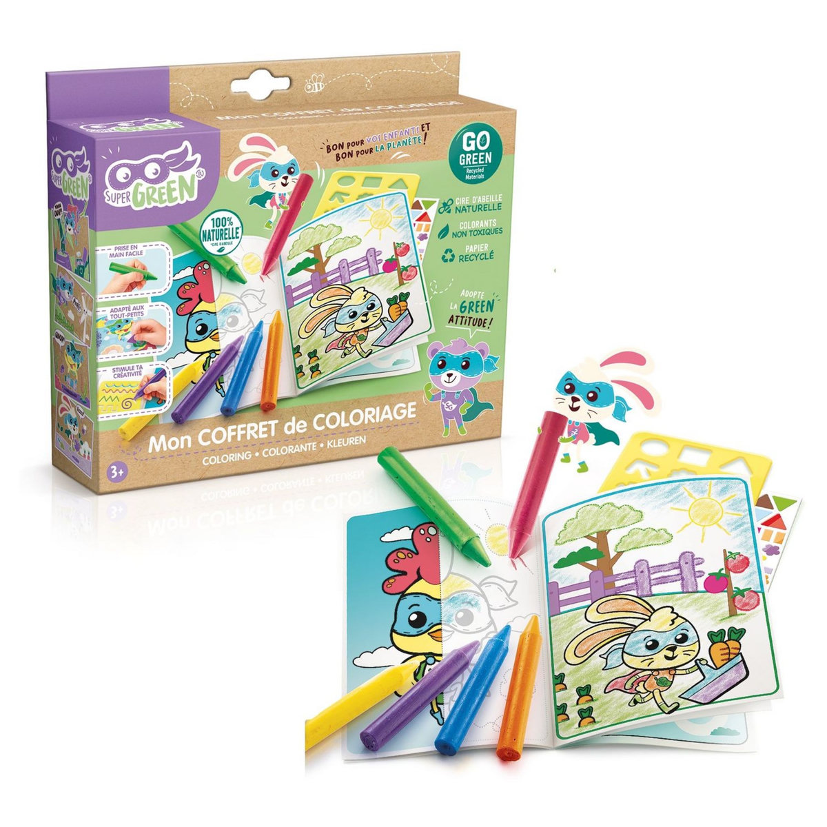 CANAL TOYS Kit coloriage bio