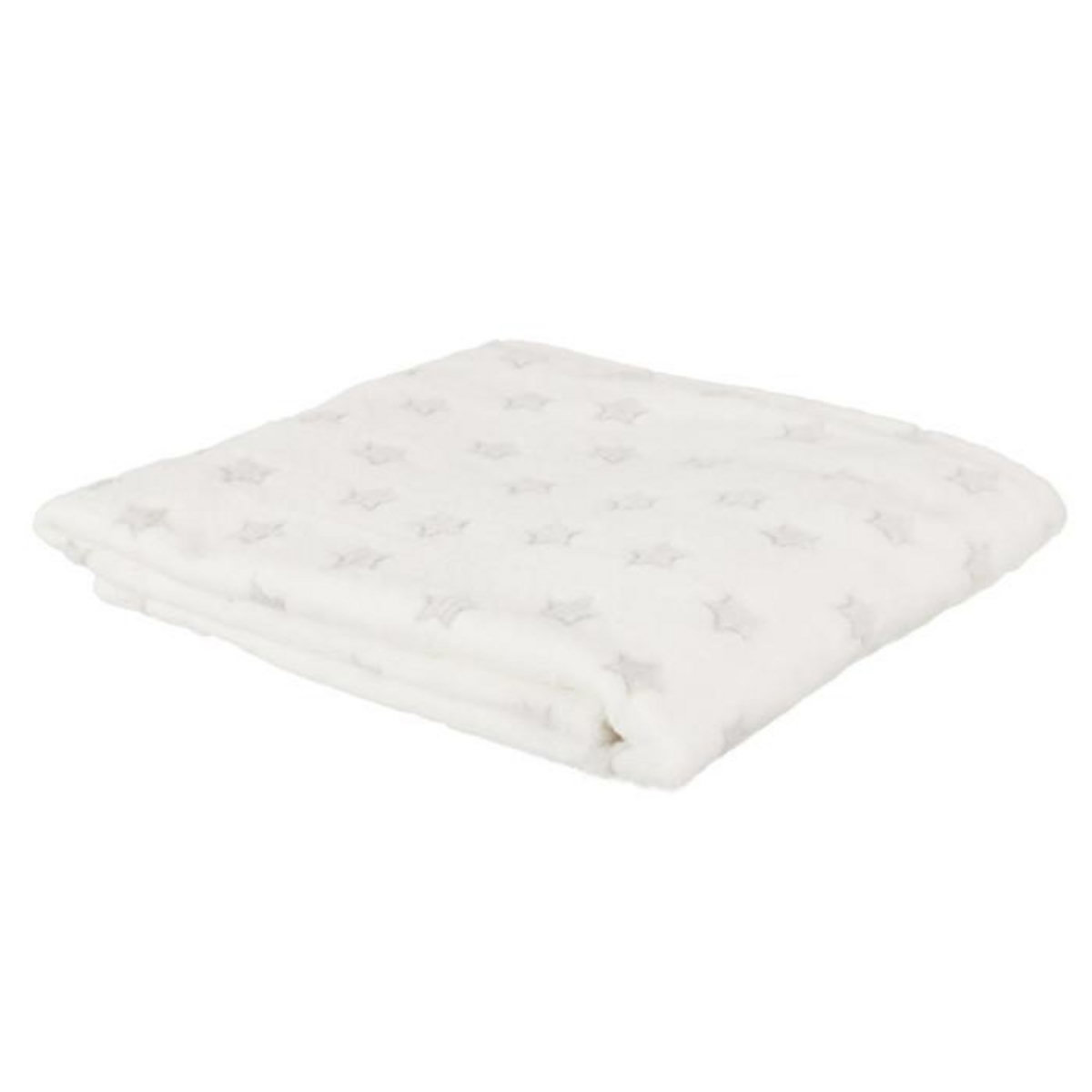 Paris Prix Plaid Phosphorescent Enfant  Étoiles  120x150cm Blanc