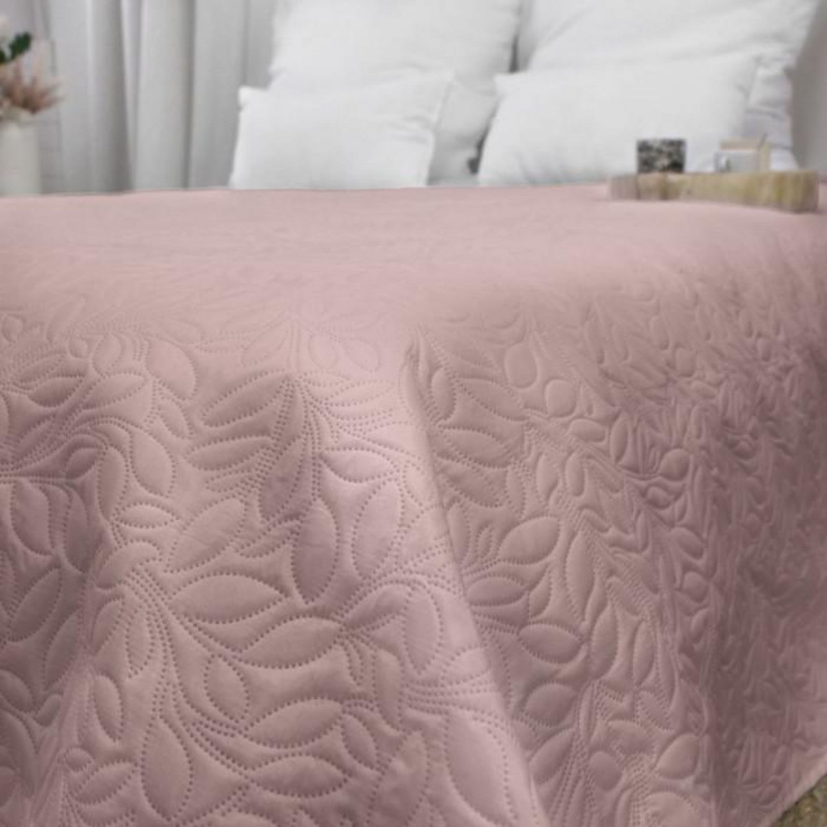 Paris Prix Couvre-lit en Microfibre  Rosa  220x240cm Rose