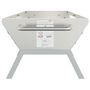 Voir la diapositive 5 : VIDAXL Plateau pour barbecue Argente 158x42x31 cm Acier inoxydable