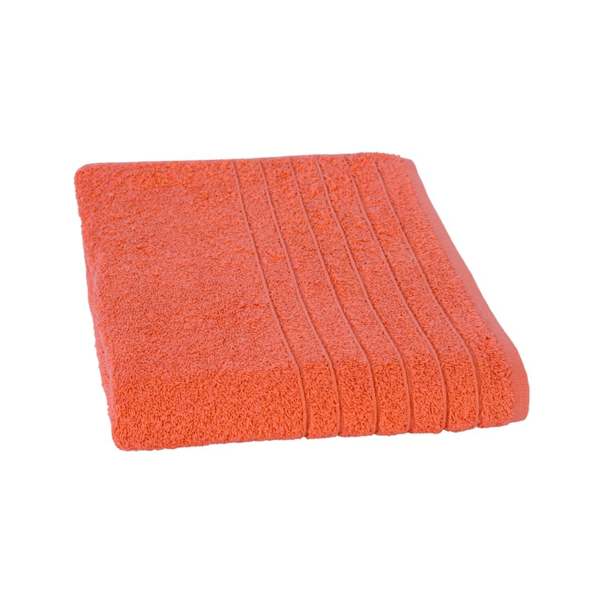 Voir la diapositive 2 : Serviette de toilette unie en coton 450 gr/m² ALIX