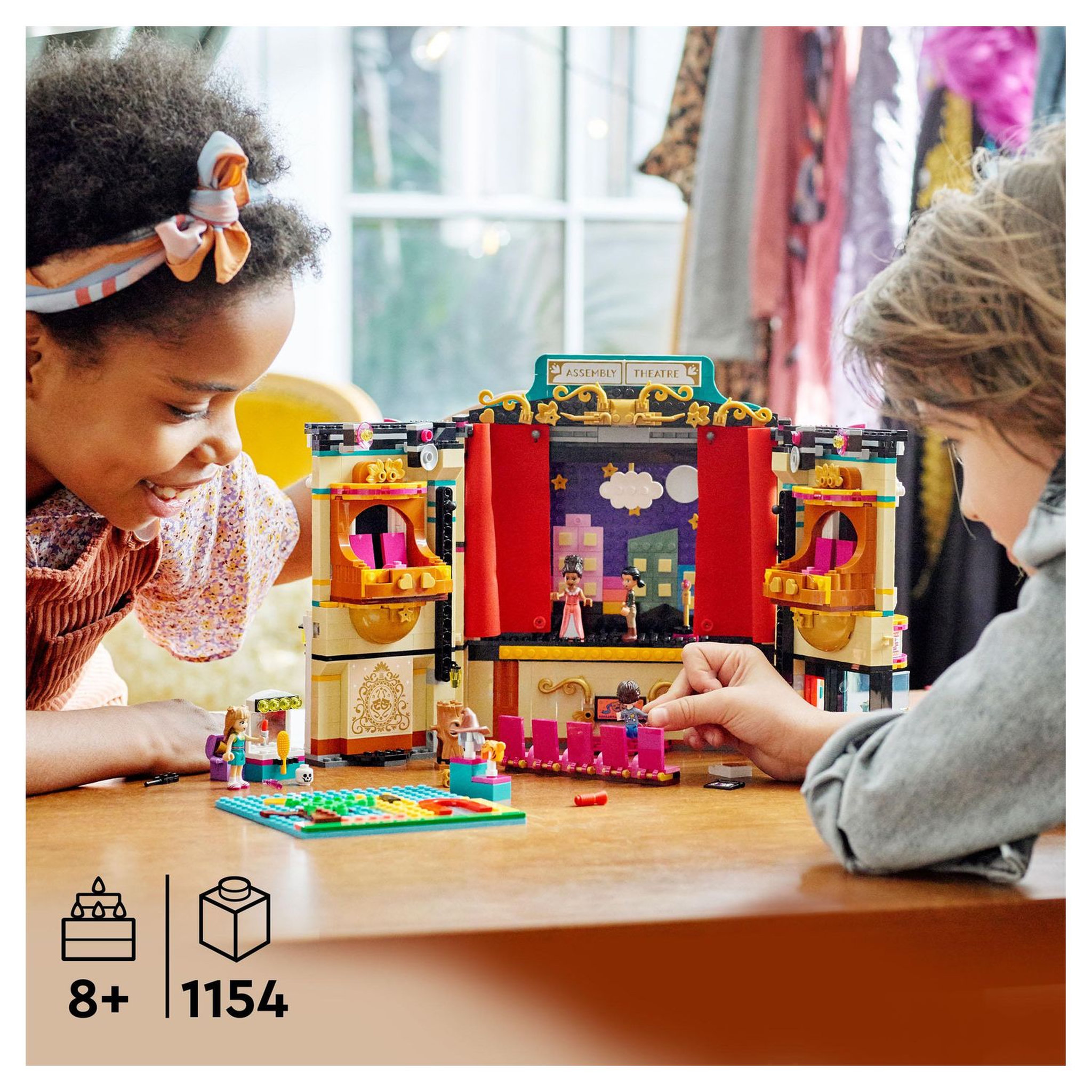 Voir la diapositive 9 : LEGO Friends 41714 L&rsquo;École de Théâtre d&rsquo;Andréa, Jeu Créatif, Filles et Garçons de 8 Ans
