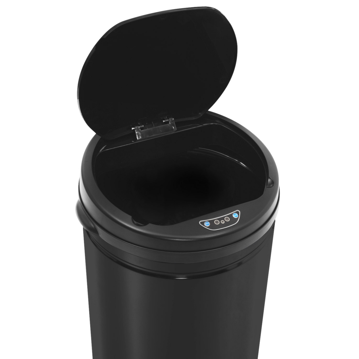 ID MARKET Poubelle de cuisine automatique 50L noire capteur de mouvement sans contact