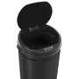 Voir la diapositive 6 : ID MARKET Poubelle de cuisine automatique 50L noire capteur de mouvement sans contact