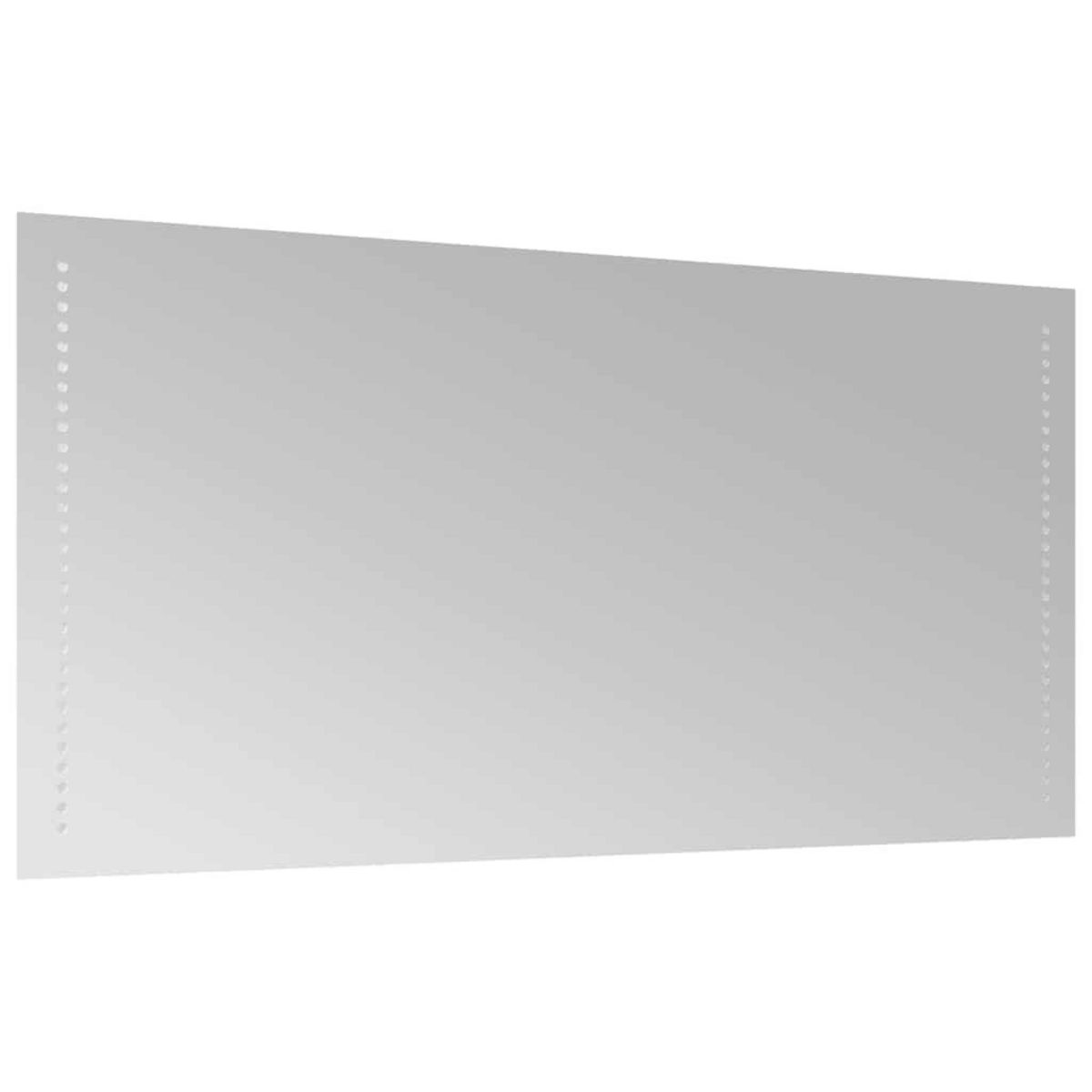VIDAXL Miroir de salle de bain a LED 100x50 cm