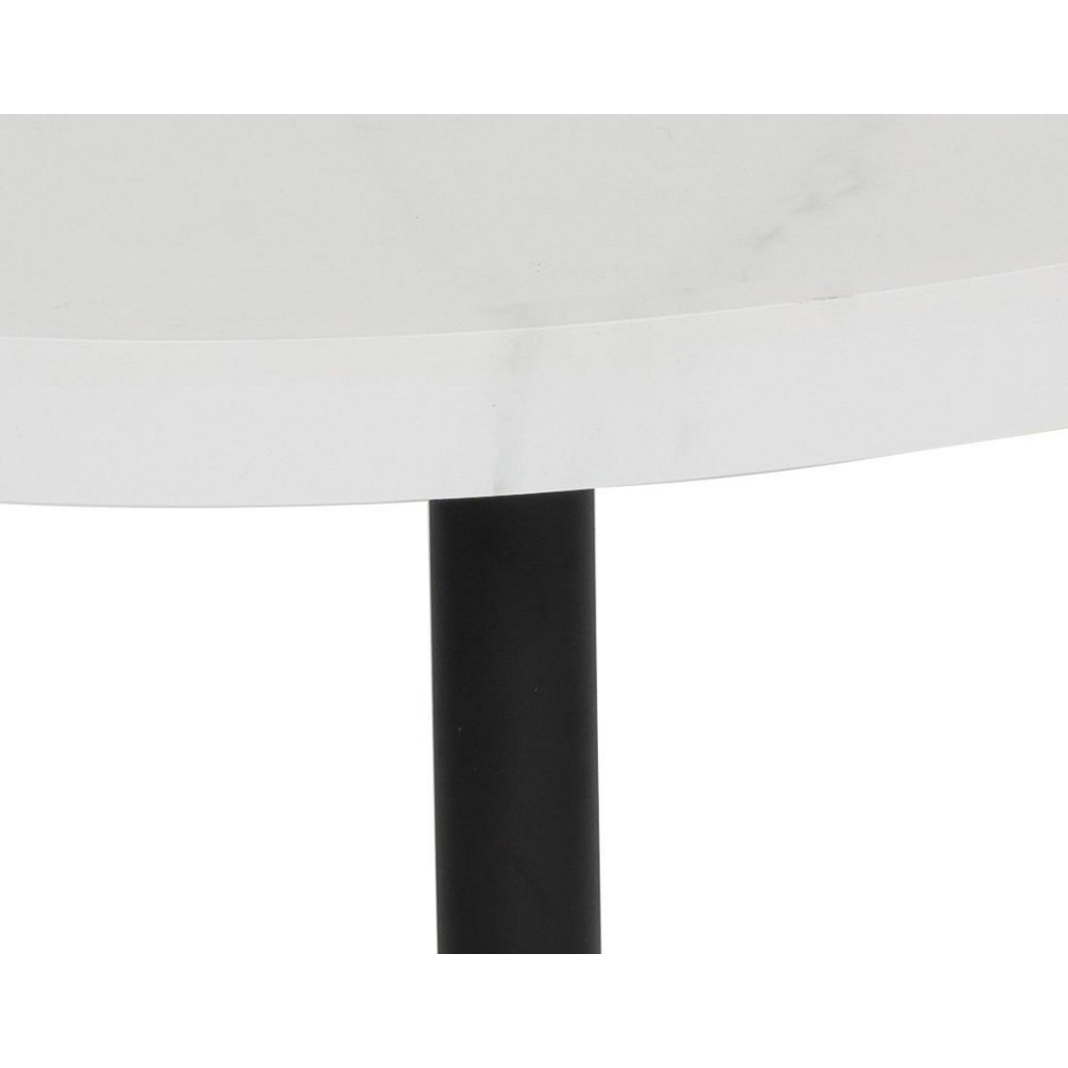 LISA DESIGN Helsinki - table basse - effet marbre - 80 cm