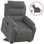 Voir la diapositive 2 : VIDAXL Fauteuil inclinable electrique gris fonce tissu