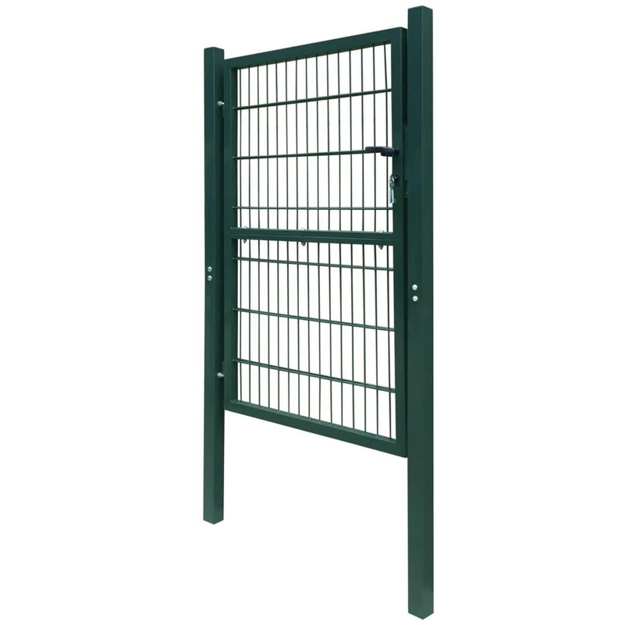 Voir la diapositive 3 : VIDAXL Portillon 2D (simple) Vert 106x190 cm
