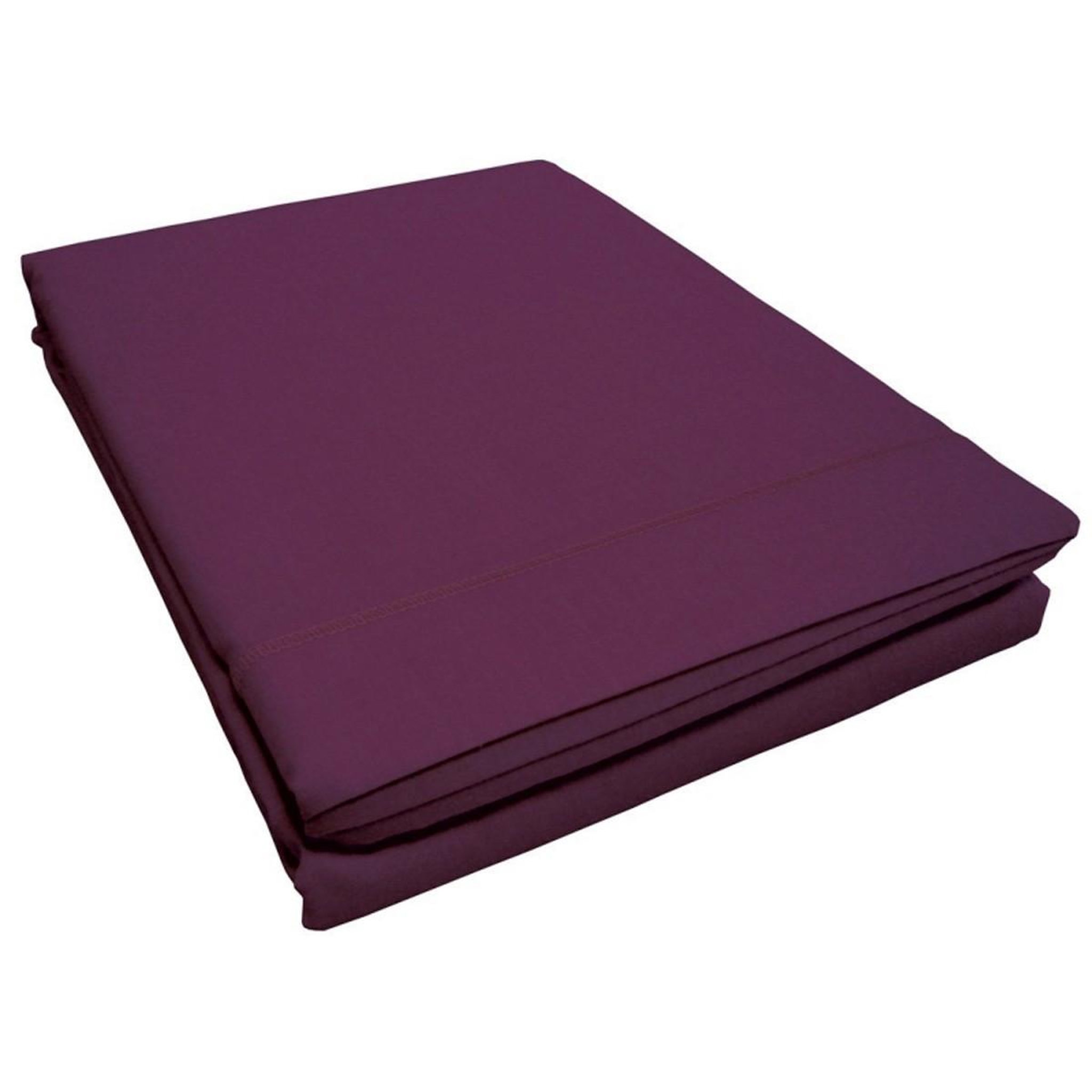 Voir la diapositive 2 : Douceur d'Intérieur Drap plat  lina  180x290cm myrtille
