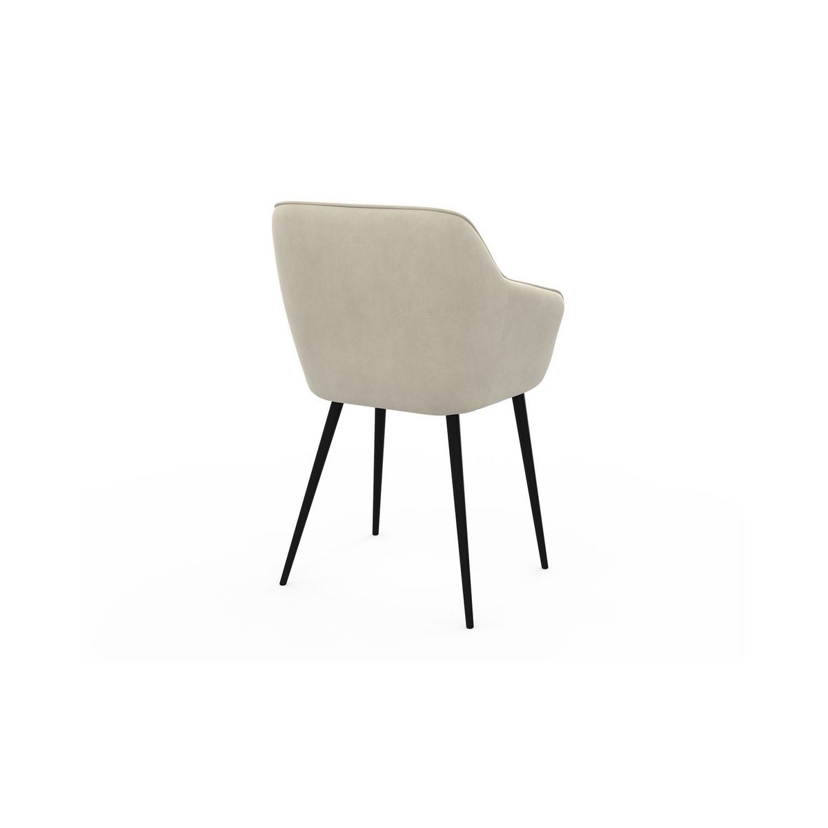 Lot de 2 chaises en velours capitonnée JULIETTE