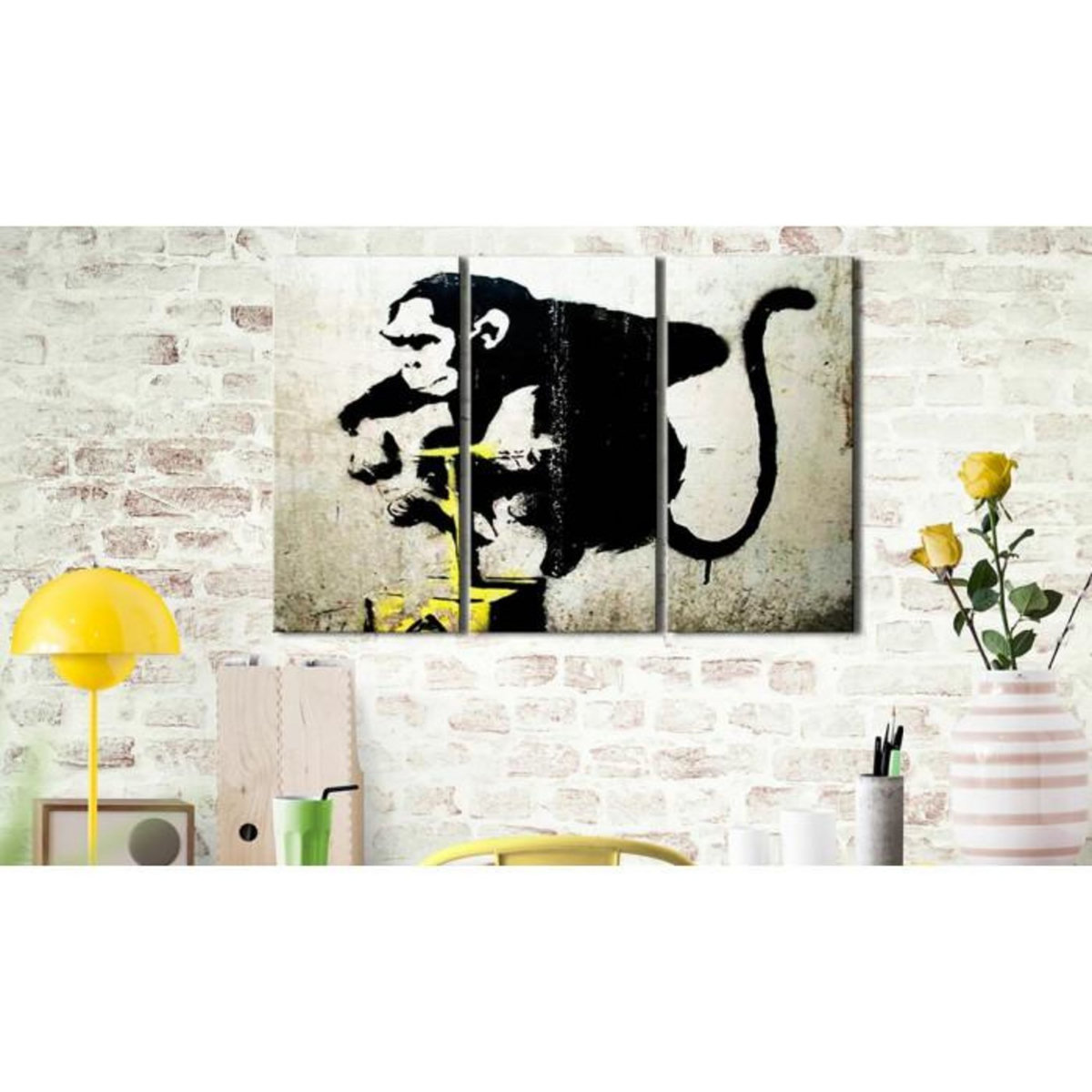Paris Prix Tableau Imprimé  Monkey TNT Detonator - Banksy