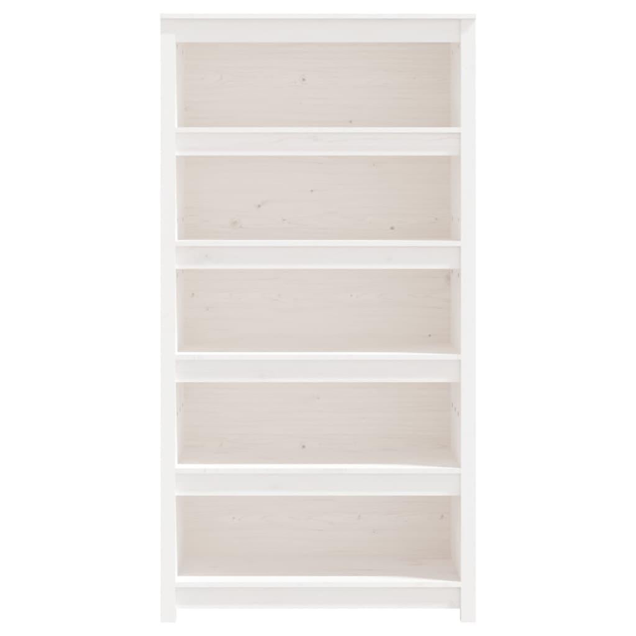 Voir la diapositive 5 : VIDAXL Bibliotheque Blanc 80x35x154 cm Bois de pin massif