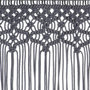 Voir la diapositive 4 : VIDAXL Rideau en macrame Anthracite 140x240 cm Coton