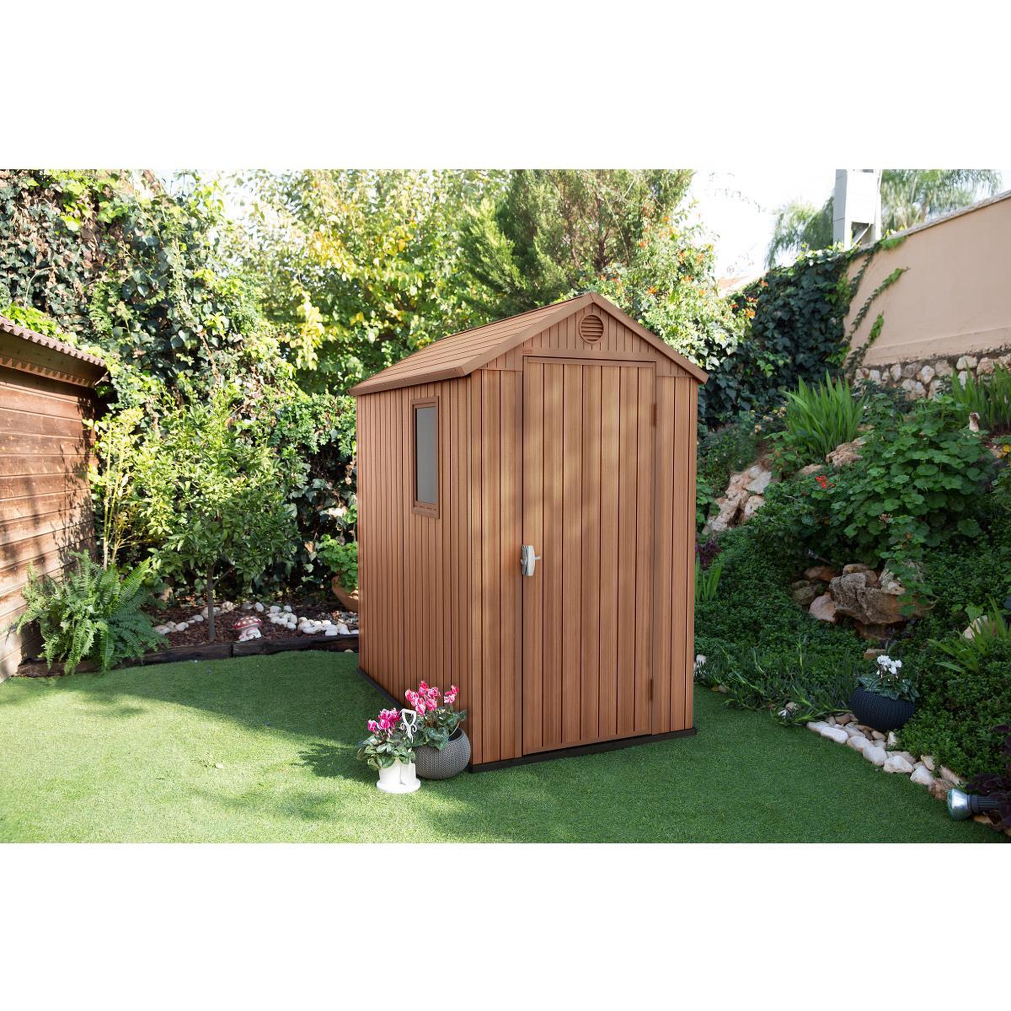 Voir la diapositive 1 : KETER Abri de jardin résine - 2,3m² - DARWIN