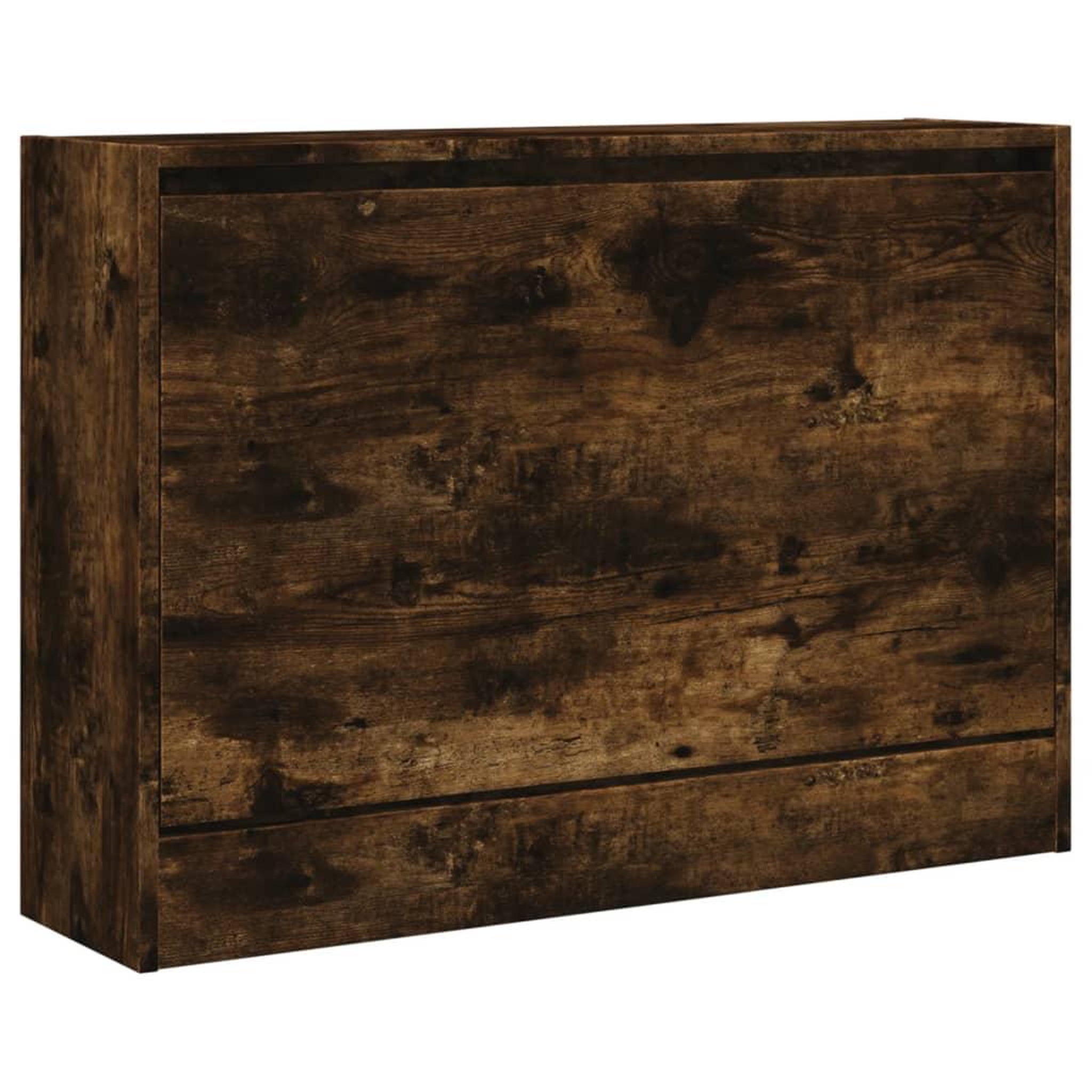 Voir la diapositive 4 : VIDAXL Armoire a chaussures chene fume 80x21x57 cm bois ingenierie