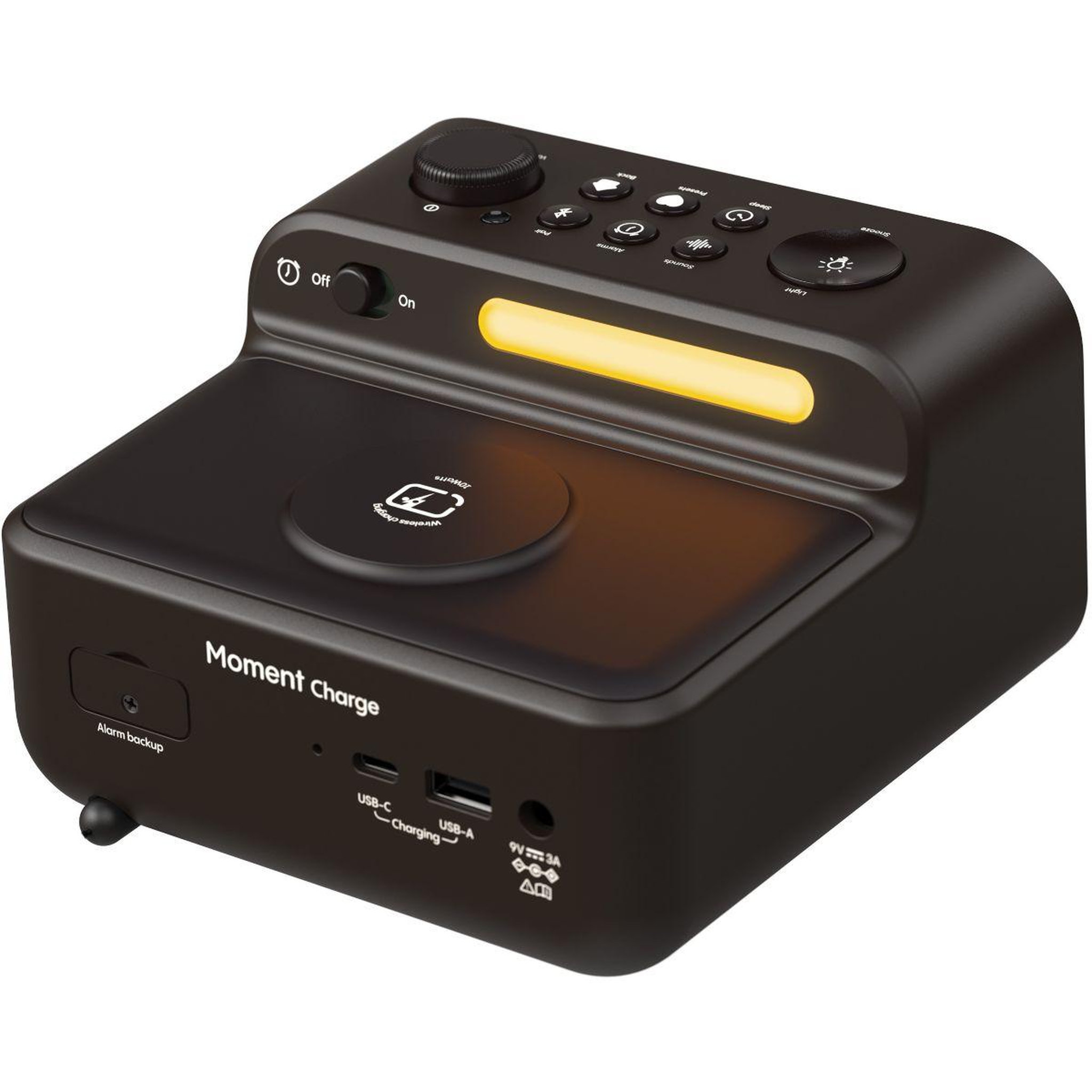 Voir la diapositive 5 : PURE Simulateur d'aube Moment Charge Coffee Black