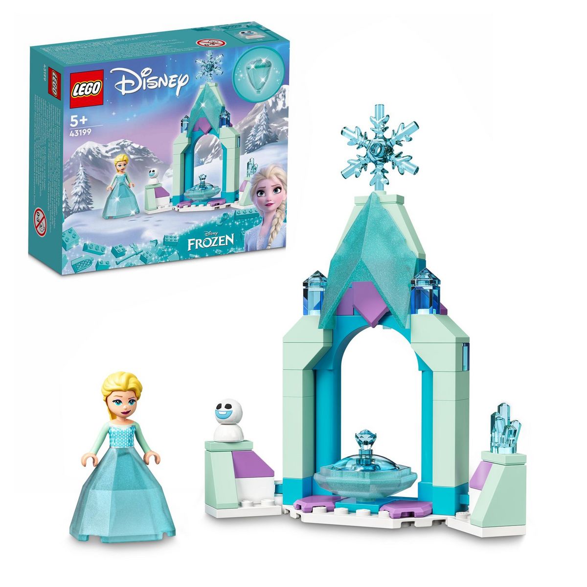 LEGO Disney 43199 - La cour du château d 'Elsa 