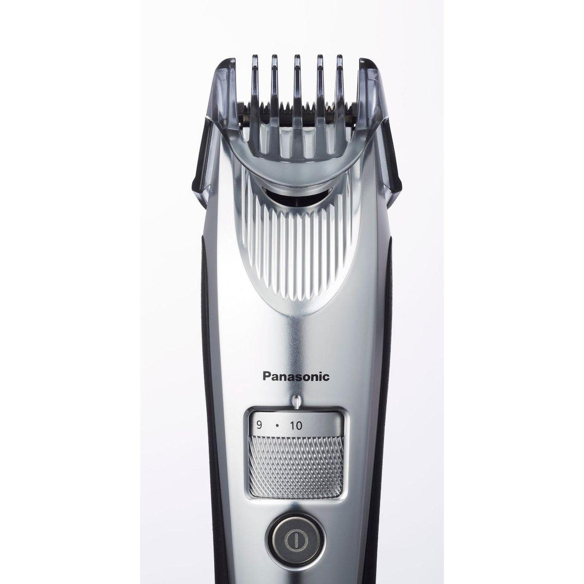 Voir la diapositive 3 : PANASONIC Tondeuse barbe ER-SB60-S803, molette réglable, 19 hauteurs de coupe, précision 0,5 mm, autonomie 60 mn