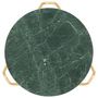 Voir la diapositive 2 : VIDAXL Table basse Vert 65x65x42 cm Pierre veritable et texture marbre