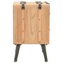 Voir la diapositive 3 : VIDAXL Table de chevet Bois de sapin massif 50 x 35 x 57 cm