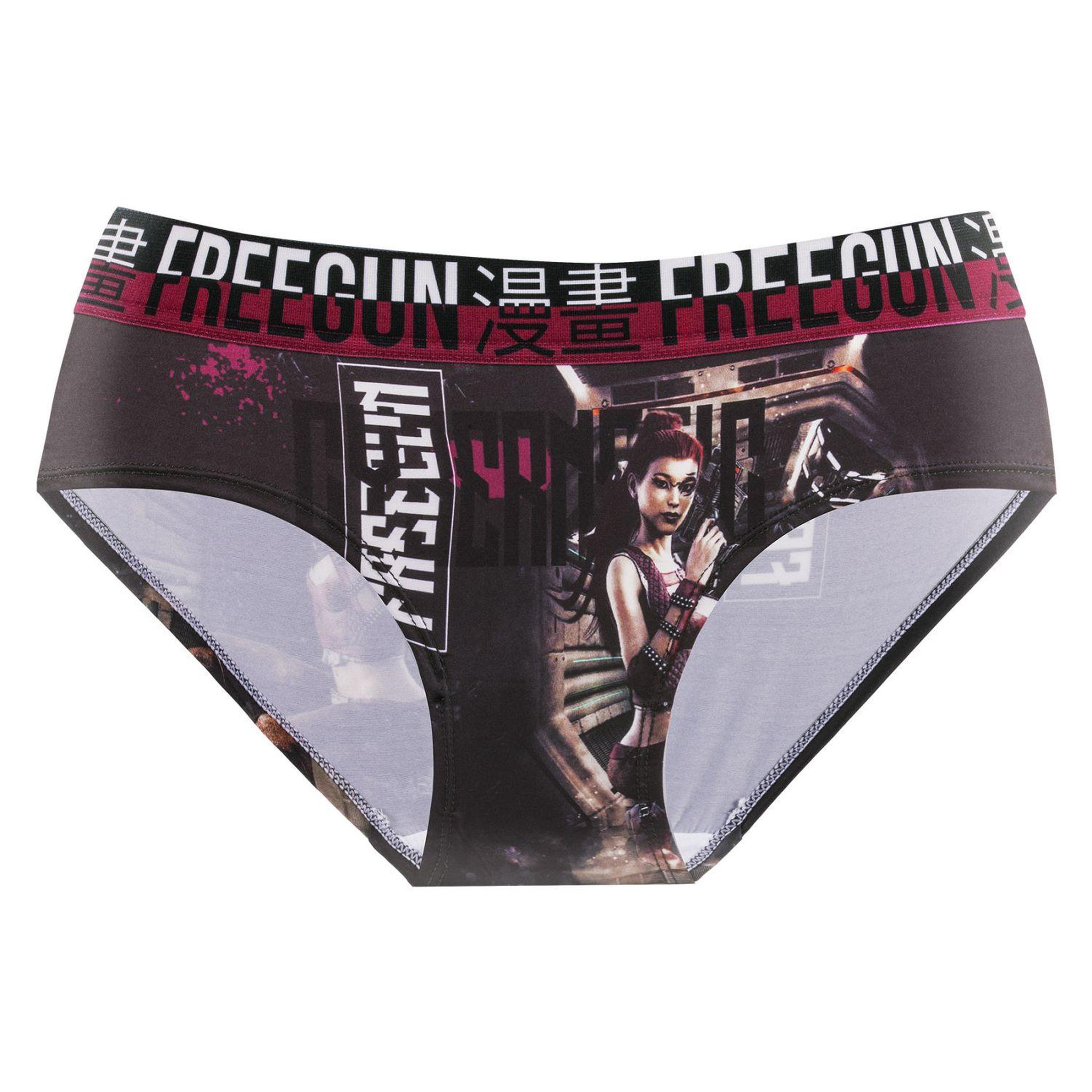 Voir la diapositive 4 : FREEGUN Lot de 5 culottes femme Fantasy