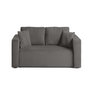 Voir la diapositive 1 : BEST MOBILIER Topaze - canapé droit 2 places - en velours côtelé