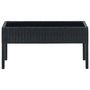 Voir la diapositive 2 : VIDAXL Table de jardin Noir 75x40x37 cm Resine tressee