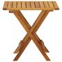 Voir la diapositive 3 : VIDAXL Table de bistro 46x46x47 cm Bois d acacia massif