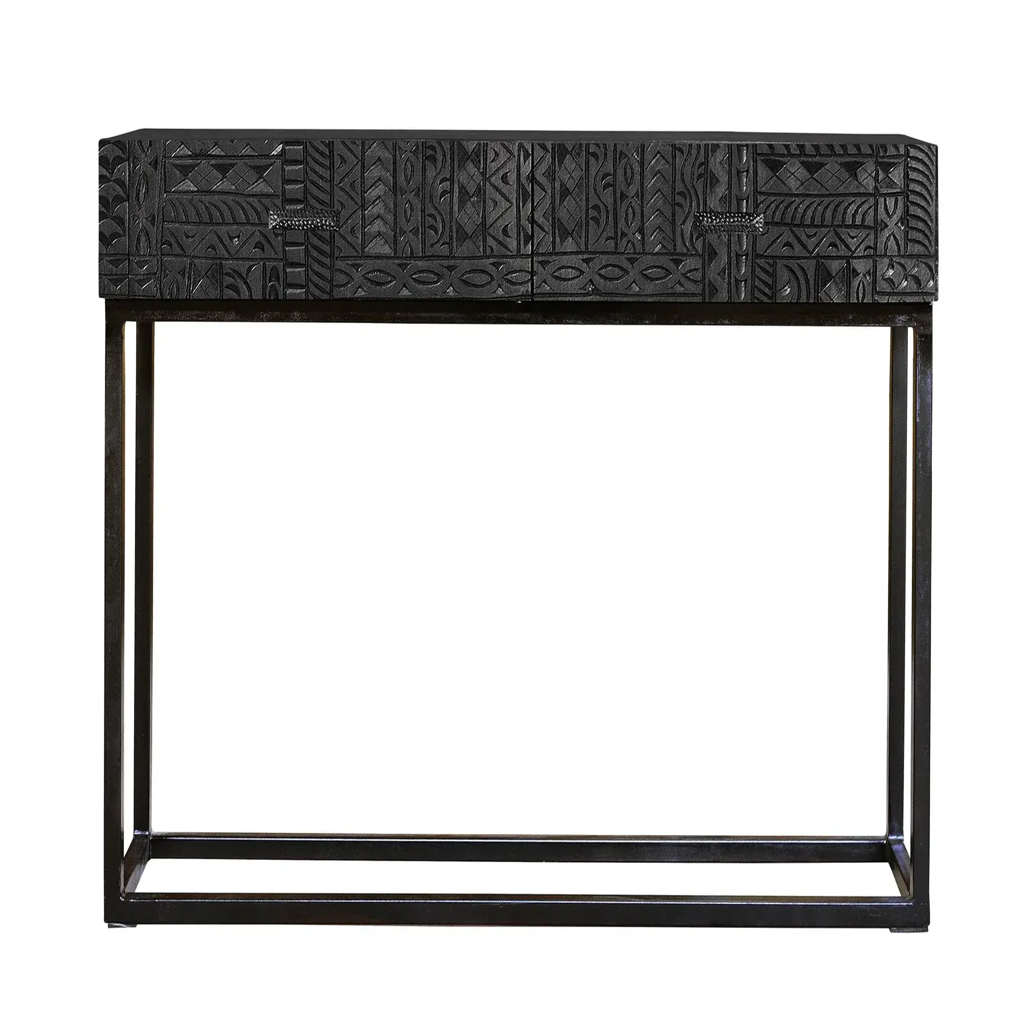 GINER Y COLOMER SL Console en bois de manguier 120 cm style ethnique