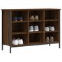 Voir la diapositive 3 : VIDAXL Armoire a chaussures chene marron 100x35x70cm bois d'ingenierie