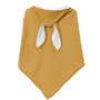 Voir la diapositive 5 : Monsieur Bébé Cape, sortie de bain pour bébé intérieur 100 % coton - 100 x 100 cm - Lapin - Moutarde