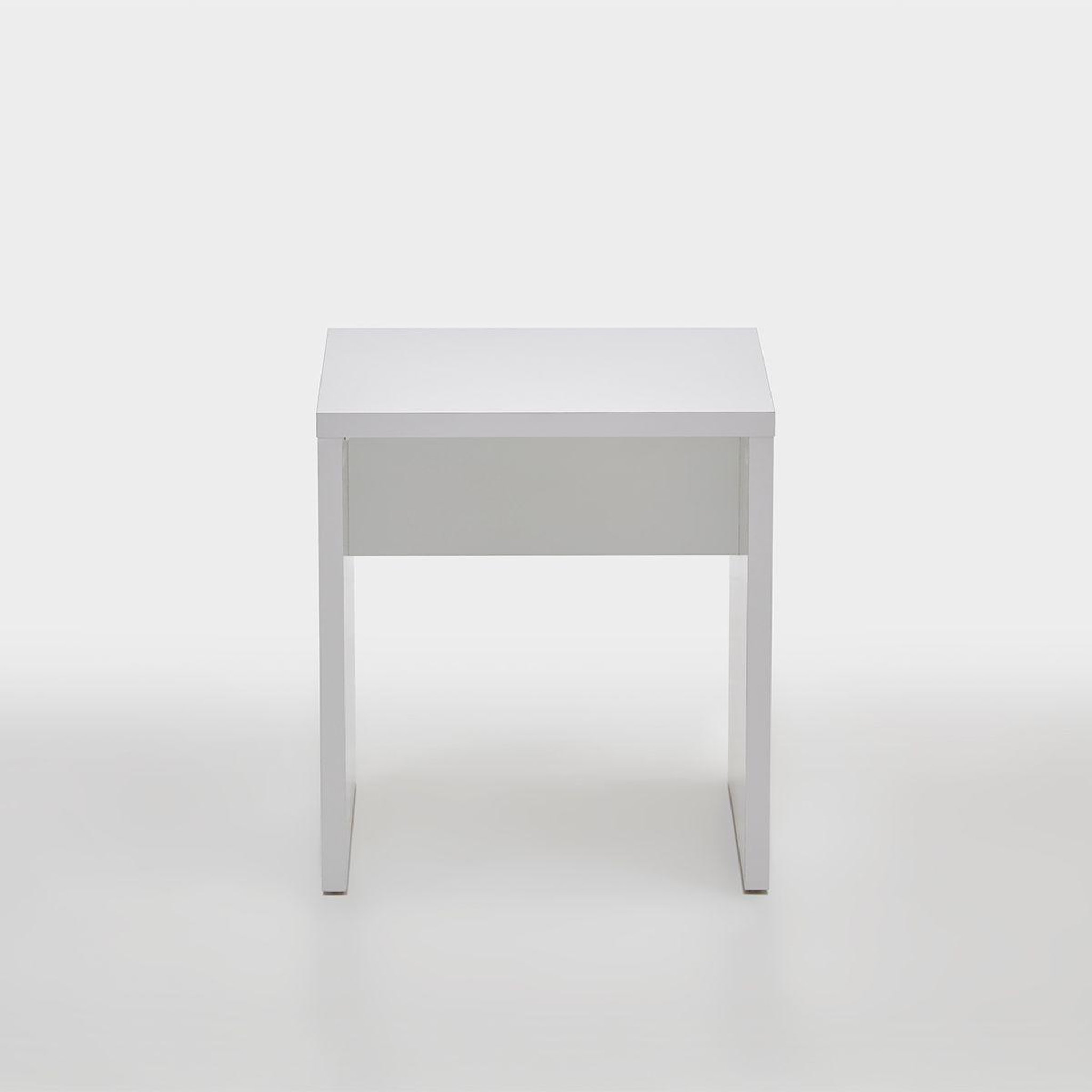 Voir la diapositive 3 : Paris Prix Tabouret design  noble  44cm blanc brillant