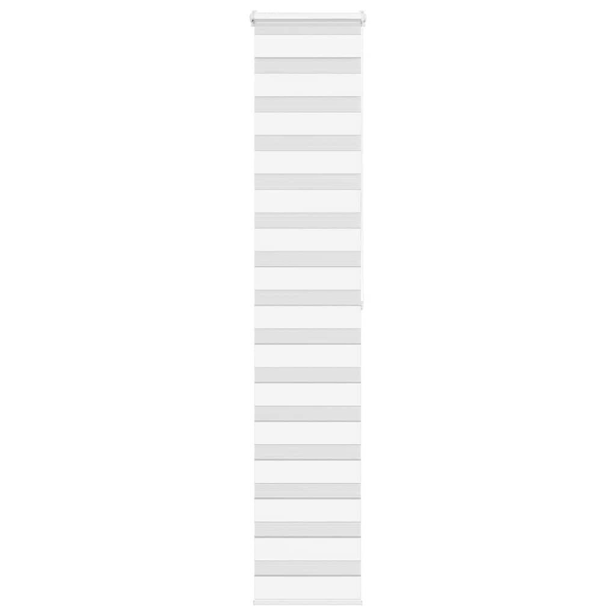 VIDAXL Store zebre blanc 45x200cm largeur du tissu 40,9 cm polyester