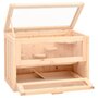 Voir la diapositive 3 : VIDAXL Cage a hamster 60x35,5x42 cm bois massif de sapin