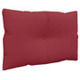 Voir la diapositive 4 : VIDAXL Coussins de palette lot de 2 rouge bordeaux tissu