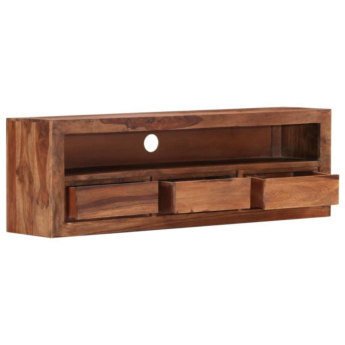 VIDAXL Meuble TV 120x30x40 cm Bois solide