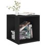 Voir la diapositive 3 : VIDAXL Table d'appoint Noir 33x33x34,5 cm Agglomere