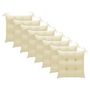 Voir la diapositive 4 : VIDAXL Chaises a manger d'exterieur lot de 8 et coussins Acacia massif