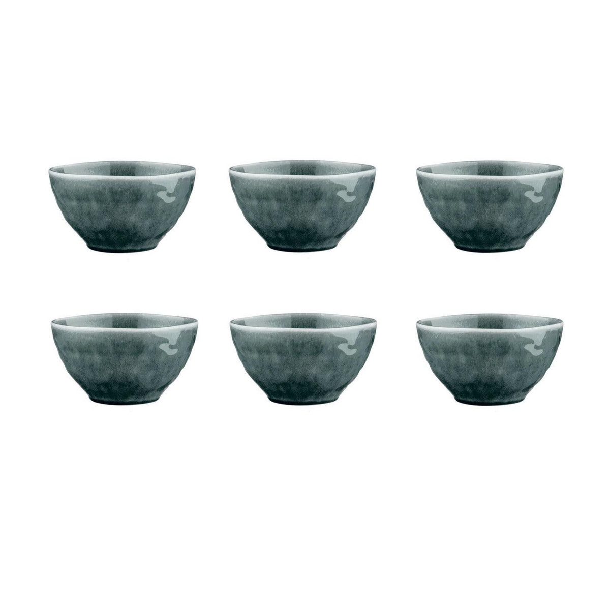 BJORN Bol MOON Ø14,5cm - 6 pièces - Pétrole