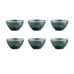 BJORN Bol MOON Ø14,5cm - 6 pièces - Pétrole