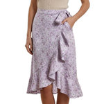 Vero Moda Jupe te à fleurs Femme Vero Moda Smilla. Coloris disponibles : Violet